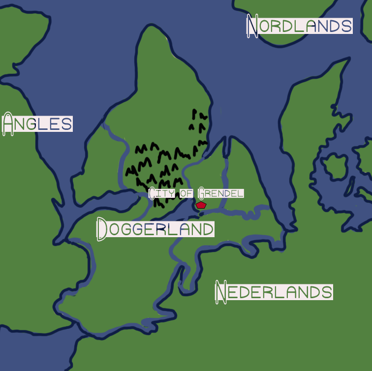 Doggerland Map