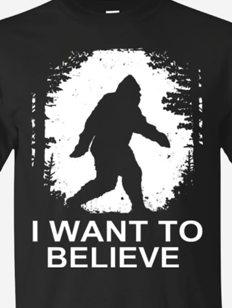 I want to believe bigfoot tee